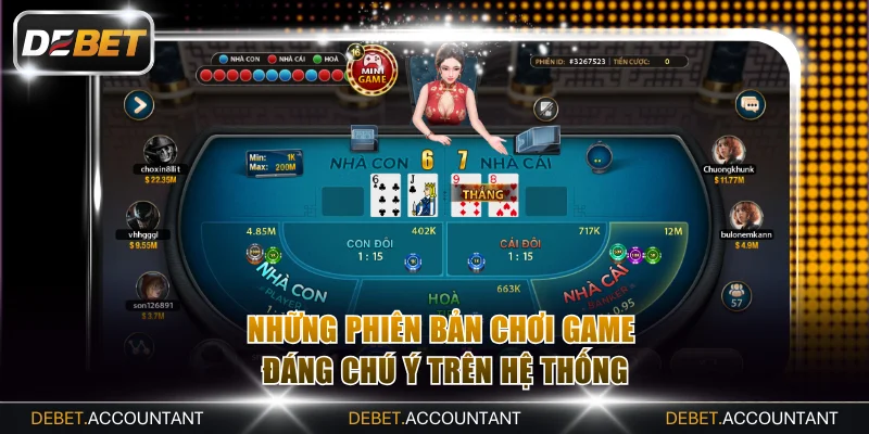 Những phiên bản chơi game đáng chú ý trên hệ thống